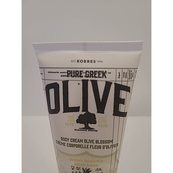 Korres Pure Greek Olive Hydrating Body Cream Olive Blossom 6.76 oz / 200 ml NEW - Picture 3 of 9